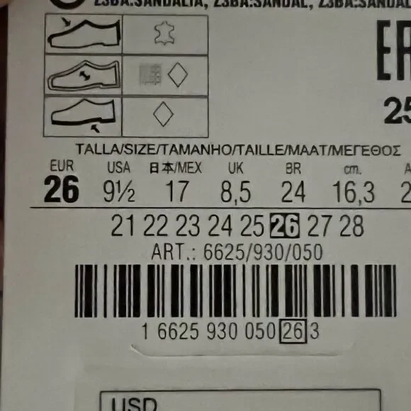 ZARA Kids | Pink | LEATHER SANDALS - Picture 8 of 8